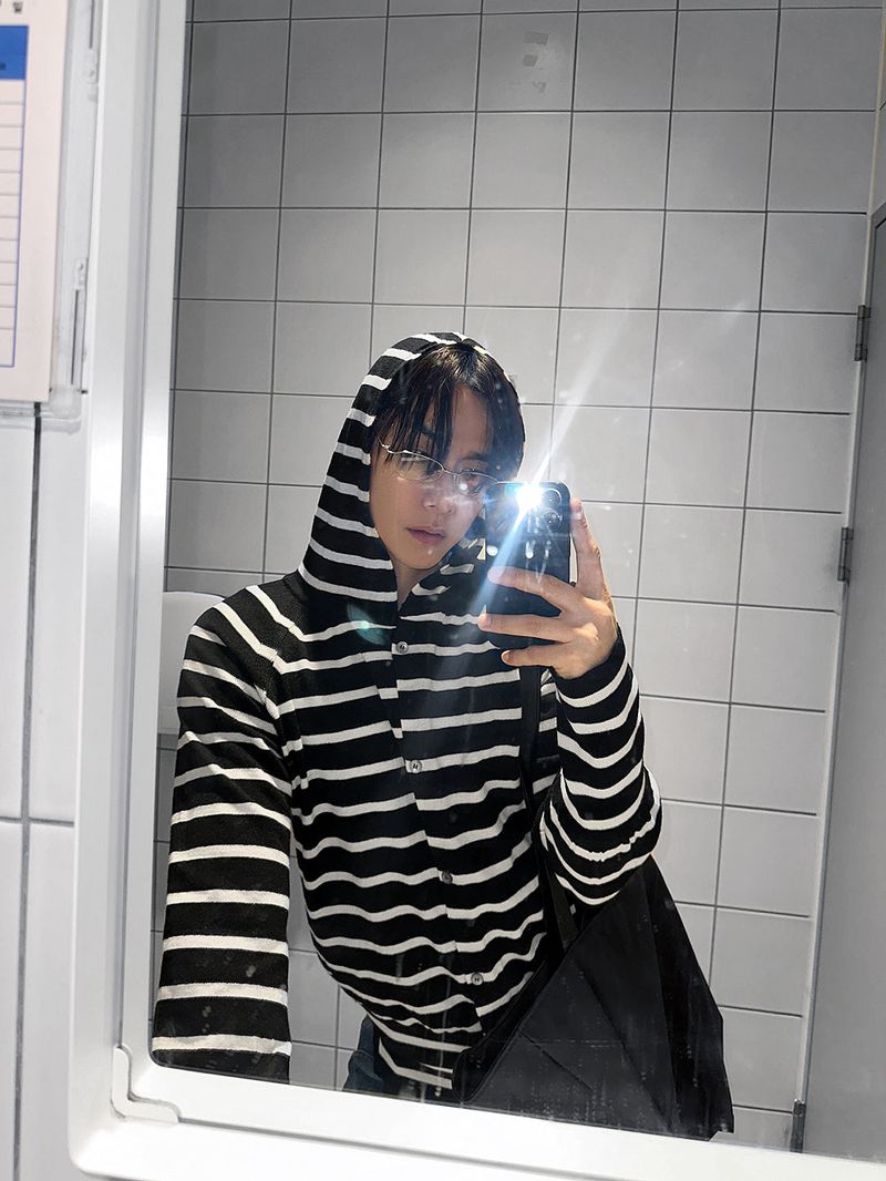 HOLY IN CODE（ホーリーインコード）の「No.1167 light hood knit thin CD (4color)（Tops）」