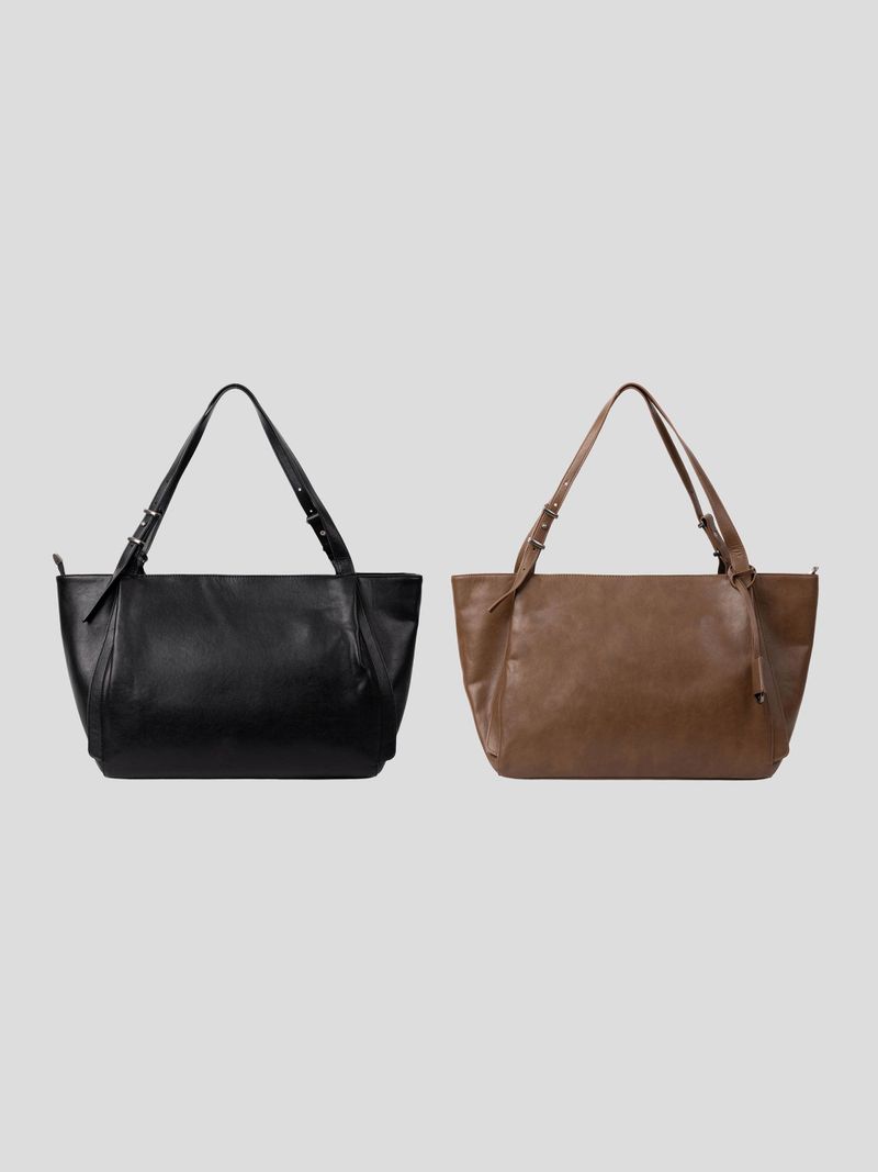 Nobel leather tote shoulder bag