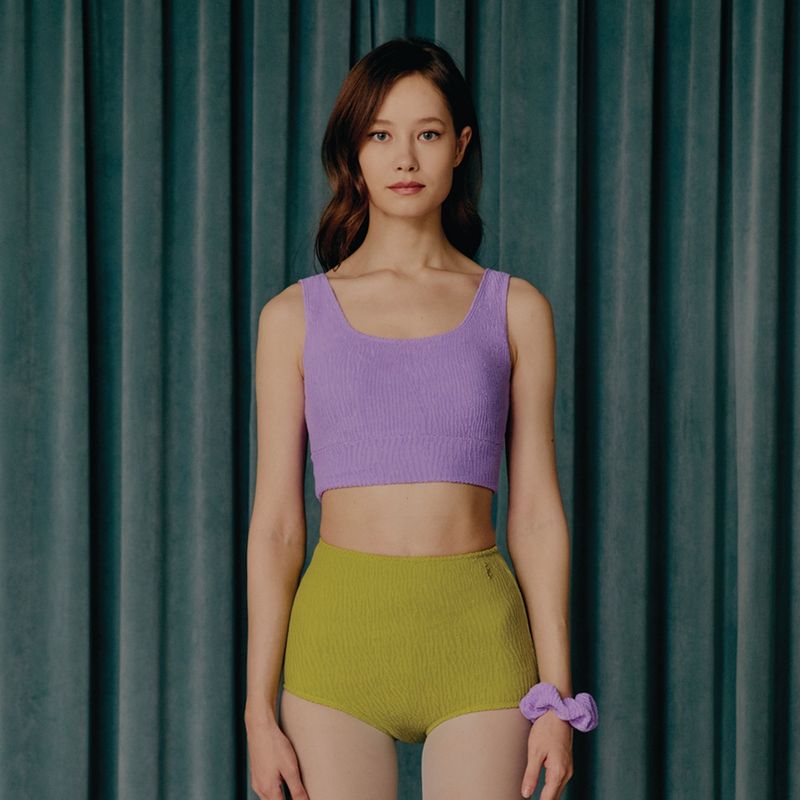 Melly&Rose(メリーアンドローズ)の「ITALIAN CRINKLE HIGH WAIST BIKINI SET UP(Swimwear)」
