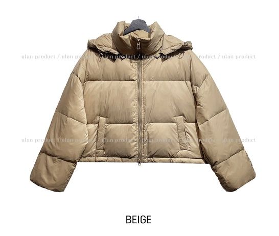 [100% duck down] Rush duck down hood short padding