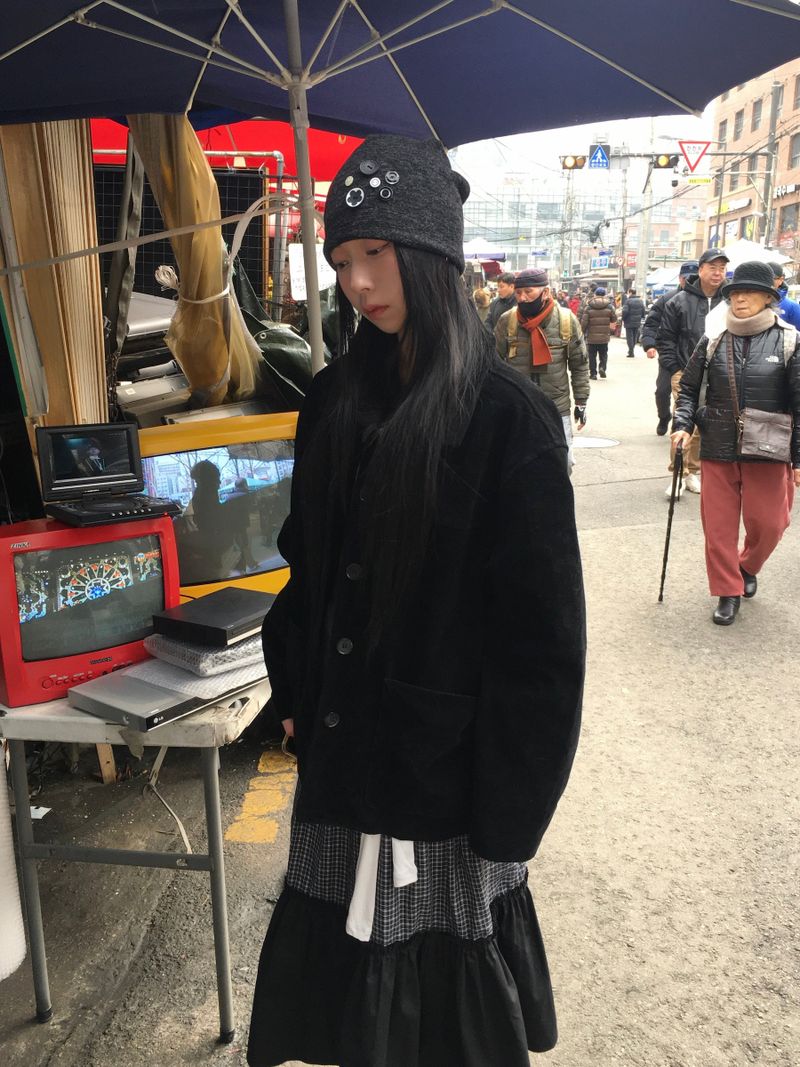 Moi Button Mix Beanie (2c)