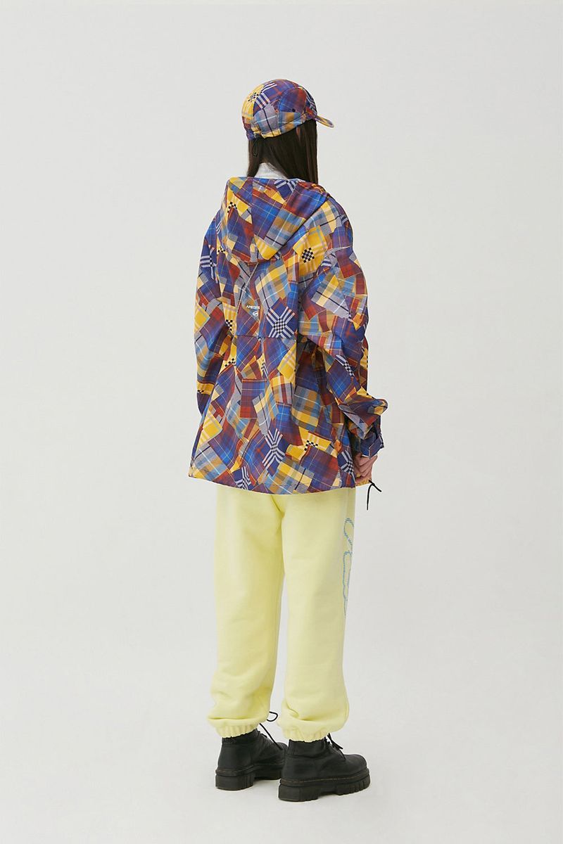 Multi Check Wind Jacket_Blue Check(Copy)