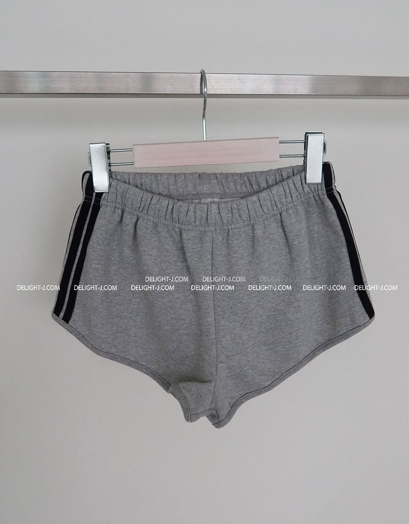 BREEZE fleece track shorts