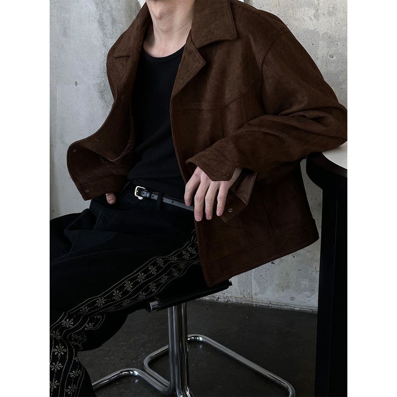  [S/S] Rough suede jacket(3color)