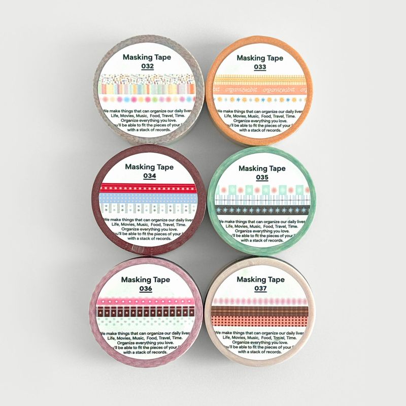 oab masking tape 032-037 set