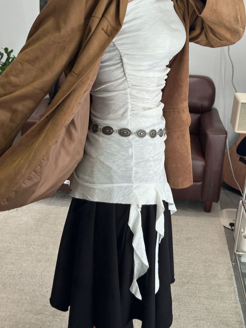 SLUB UNBALANCE DRESS