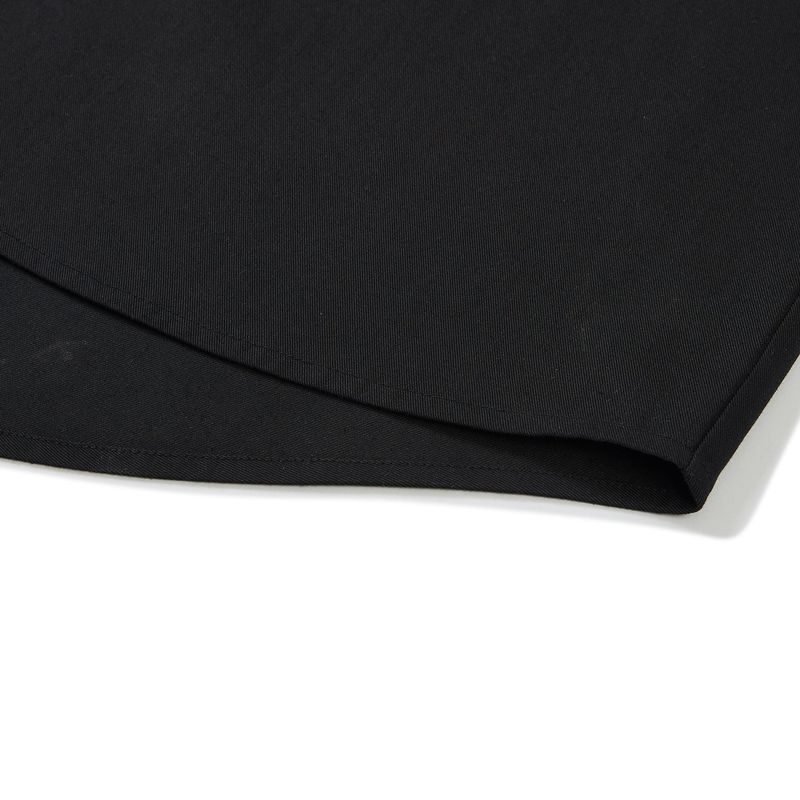 ソリッドオーバーフィットロングスリーブシャツ / Solid Overfit Long sleeve shirt [BLACK]