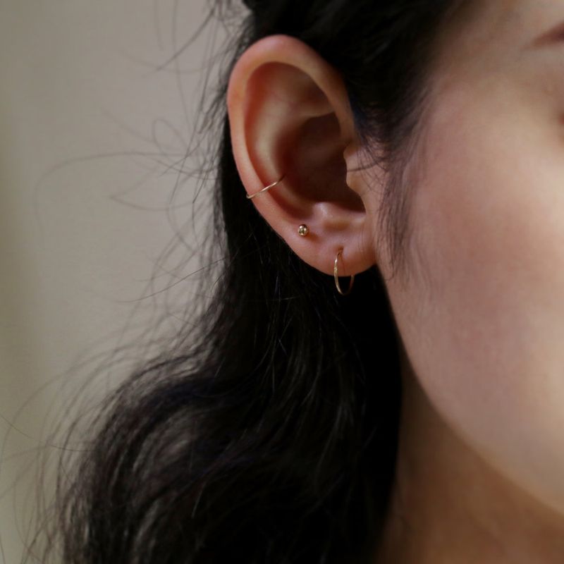 [single earcuff]14K GOLD-FILLED EARCUFF
