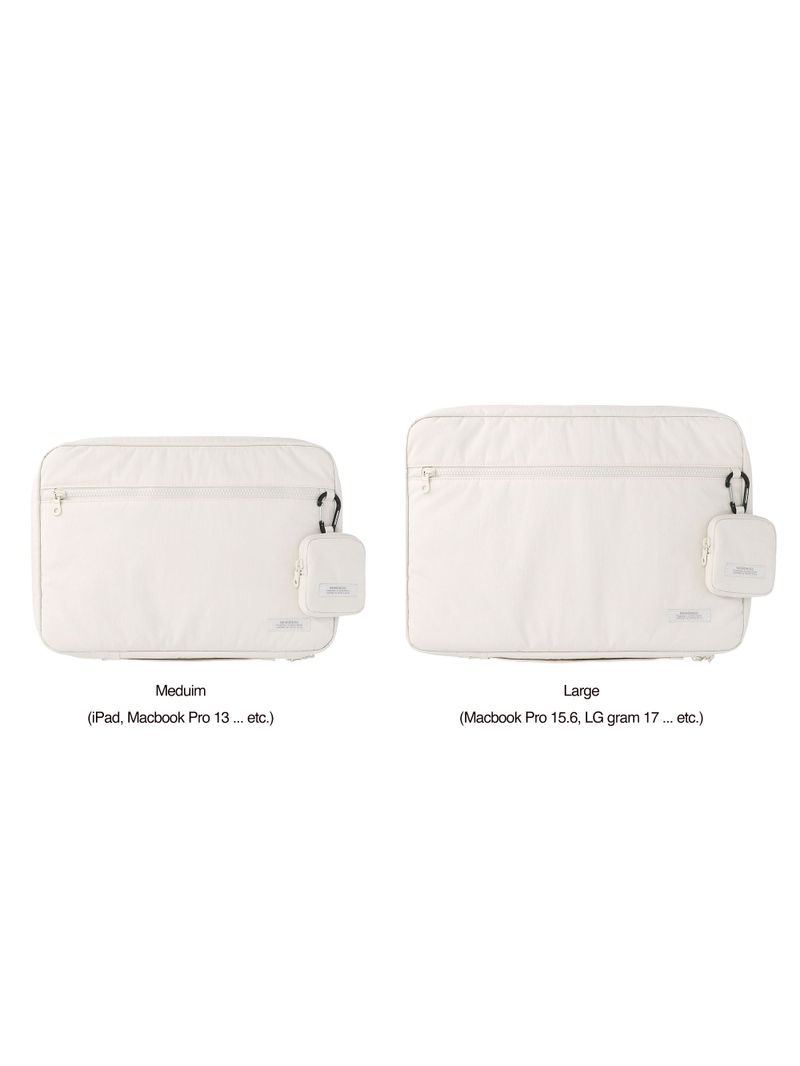 AERO LAPTOP POUCH MEDIUM / CREAM
