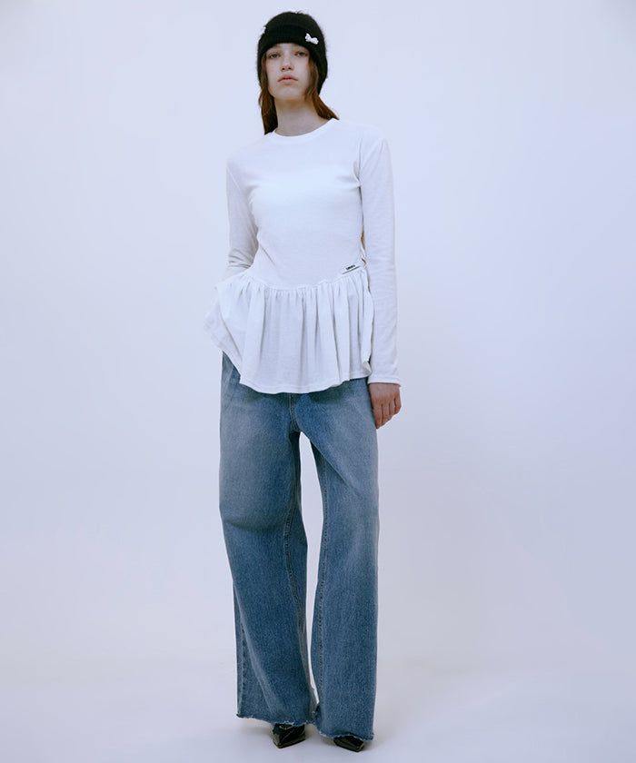Flare Edge Top (WHITE)