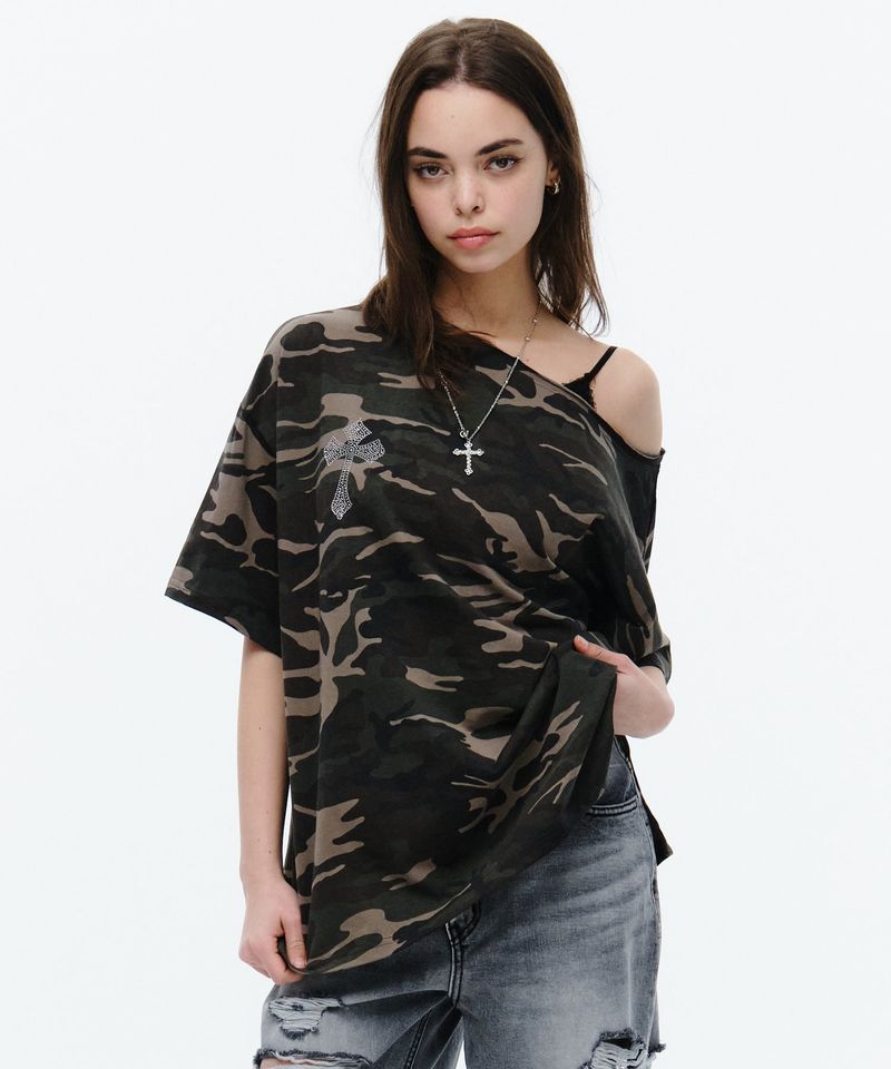 MIDNIGHT MOVE（ミッドナイトムーブ）の「cb cross t (camo)（Tops）」