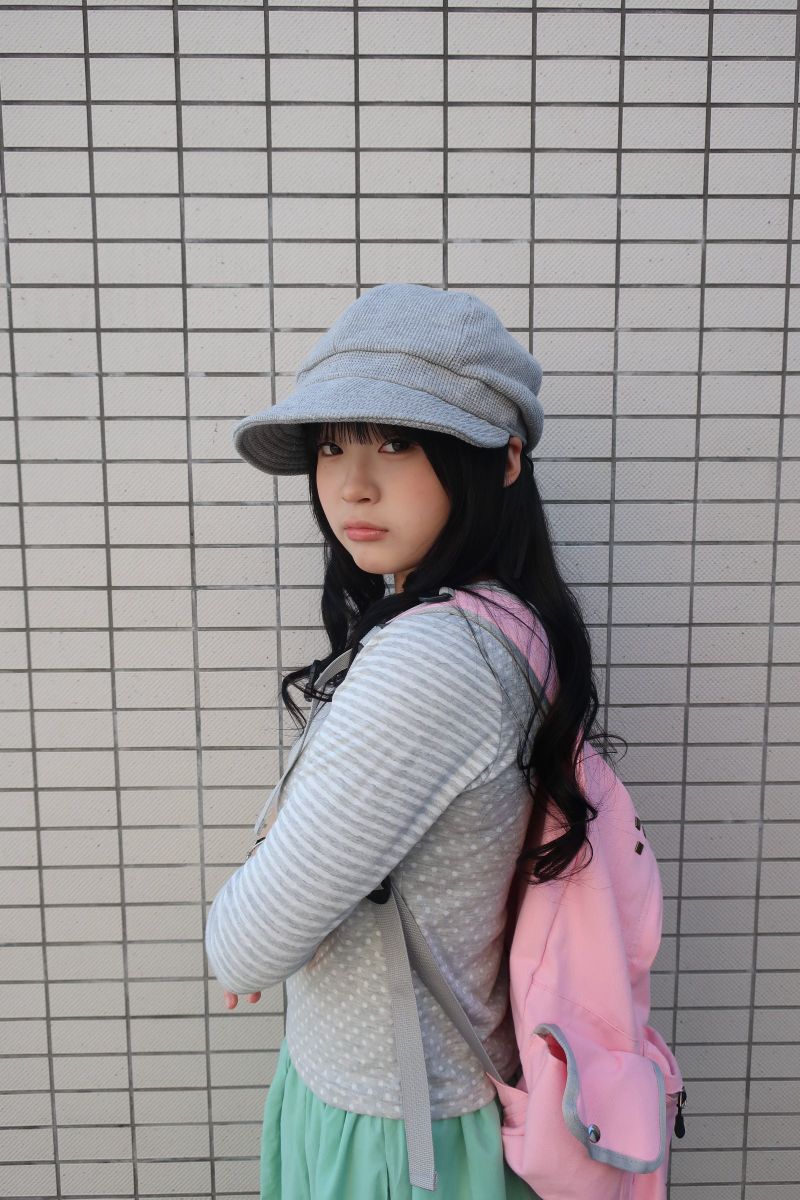 ボタンスリーブTシャツ