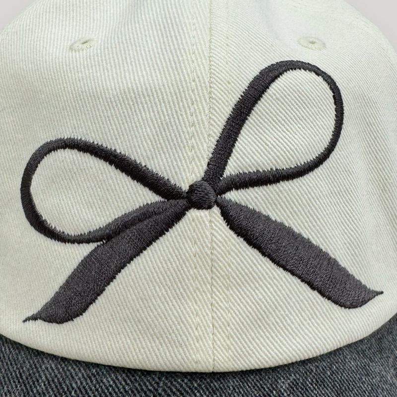 Charcoal/Cream Pigment Ribbon Cap