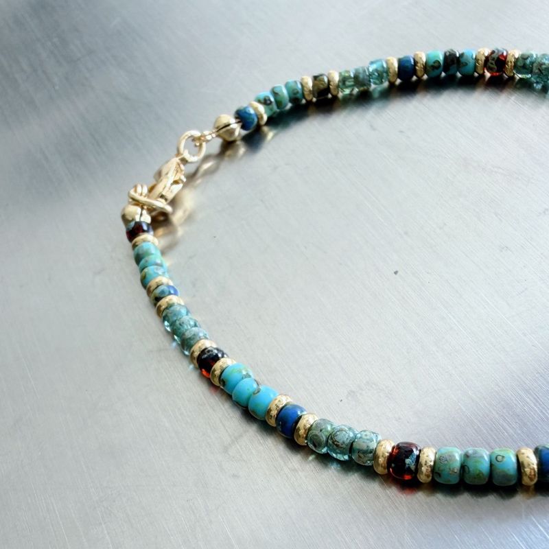 Turquoise Bead Bracelet