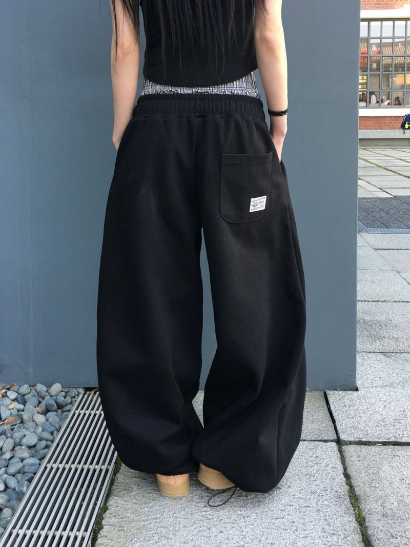 Dio Check Sagging Sweatpants (2c)