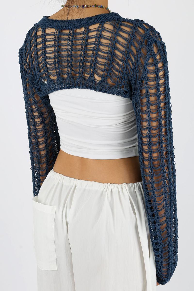 NET SUMMER KNIT BOLERO