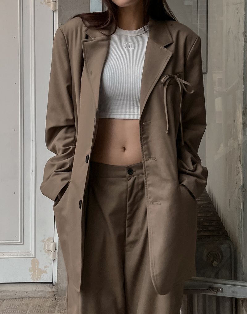 ULAN(ユレン)の「(UNISEX)ポケットストリングブレザー(Jackets/Outerwear)」