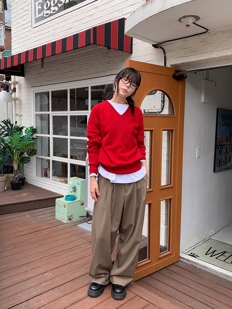 TWO-TUCK BALLOON SLACKS (3C)