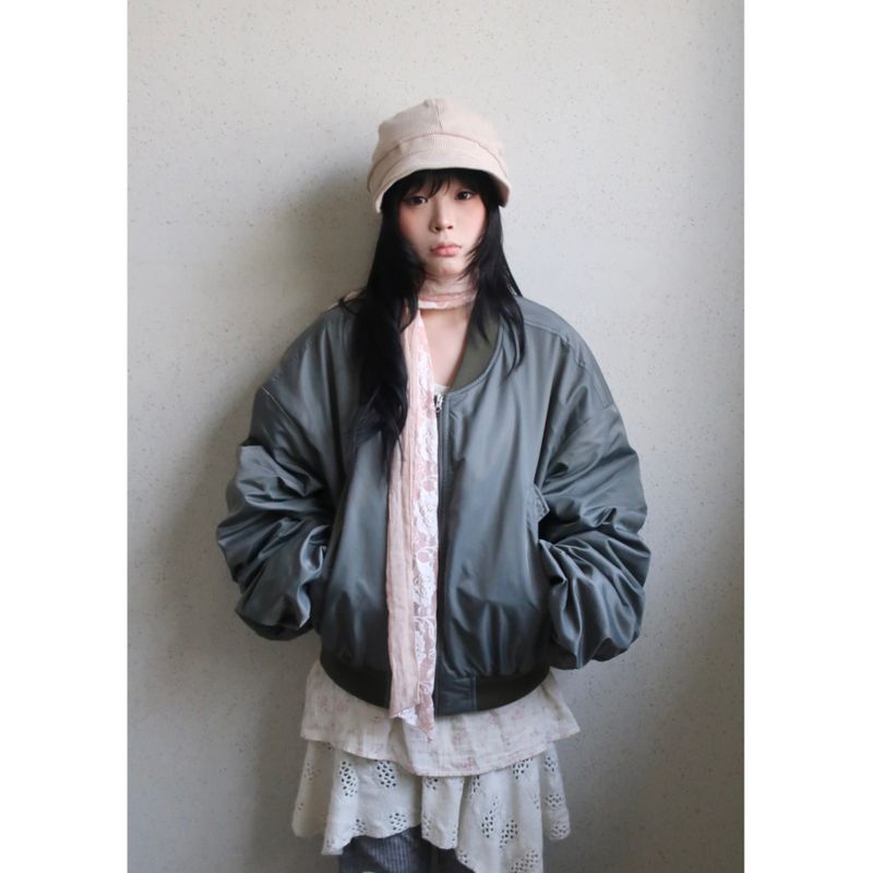 Tenshe（テンシズ）の「シャーリングMA-1ジャケット（ジャケット/アウター）」