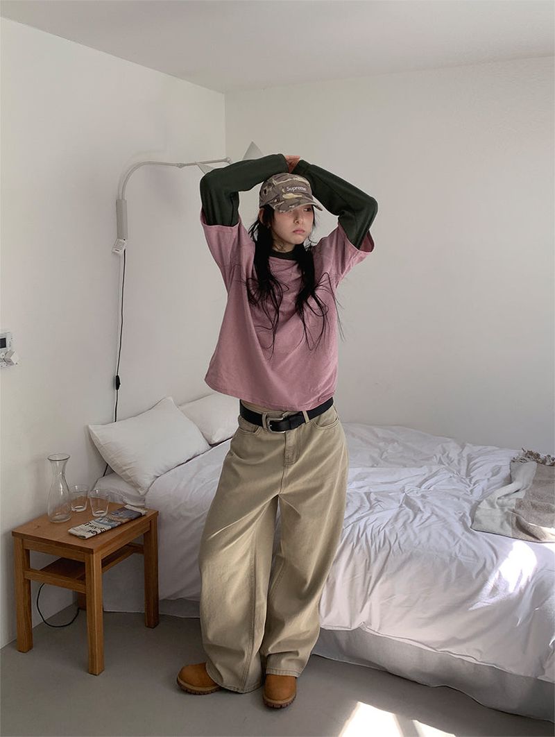 CUSTOM WIDE PANTS (3C)