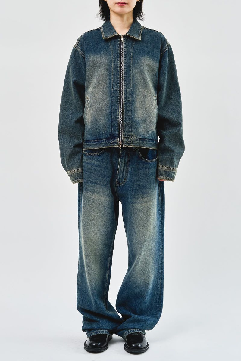 Norten Washed Denim Jacket_Blue