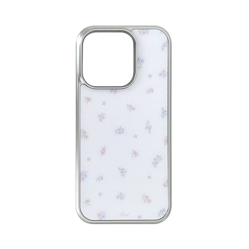 LOVD（ラブド）の「[MADE] スターリットブルームフォーンケース (グラスシルバーバンパー)（スマホグッズ/小物）」