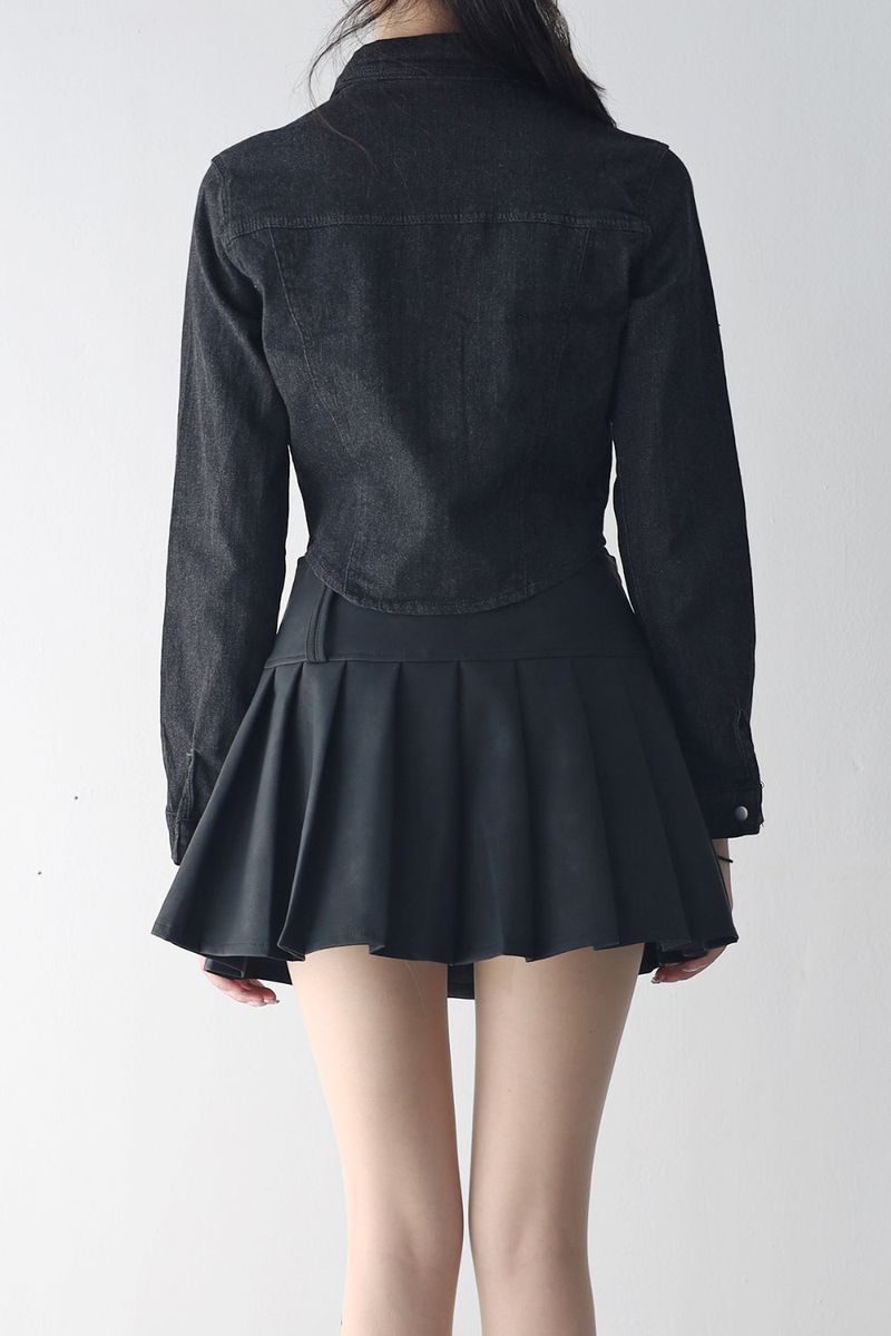 Mintini washed denim shirt