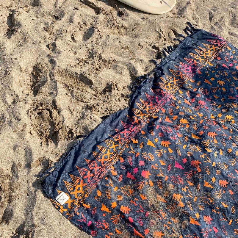 [Comfy Sarong] Sunset - Gray