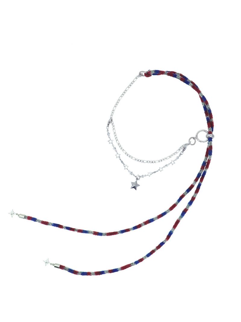 Stellina Necklace (Plum blue)