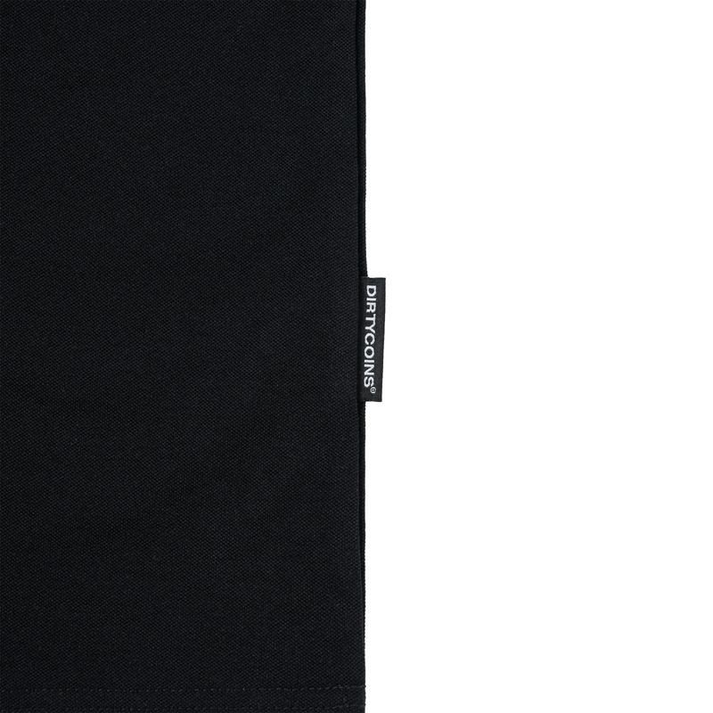 Heart Patch Regular Polo - Black