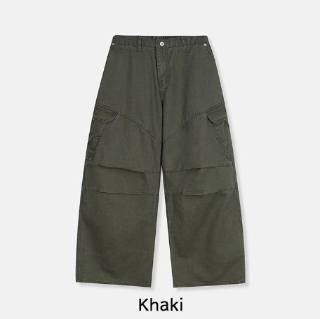 Poneer Cation Parachute Diagonal Cargo Pants
