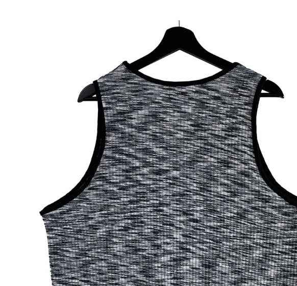 Mix scatter loose fit tank top