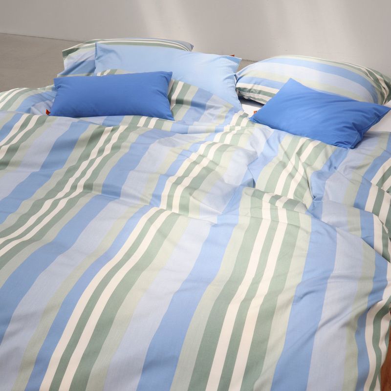 Blue raya duvet cover Qsize(200x230cm)