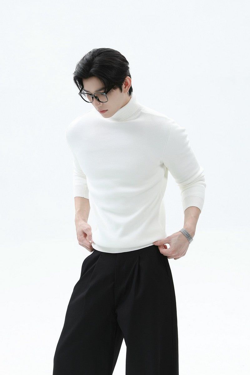 TURNTIDE（ ターンタイド）の「Tencel Cashmere Fitted Turtleneck Sweater（Tops）」
