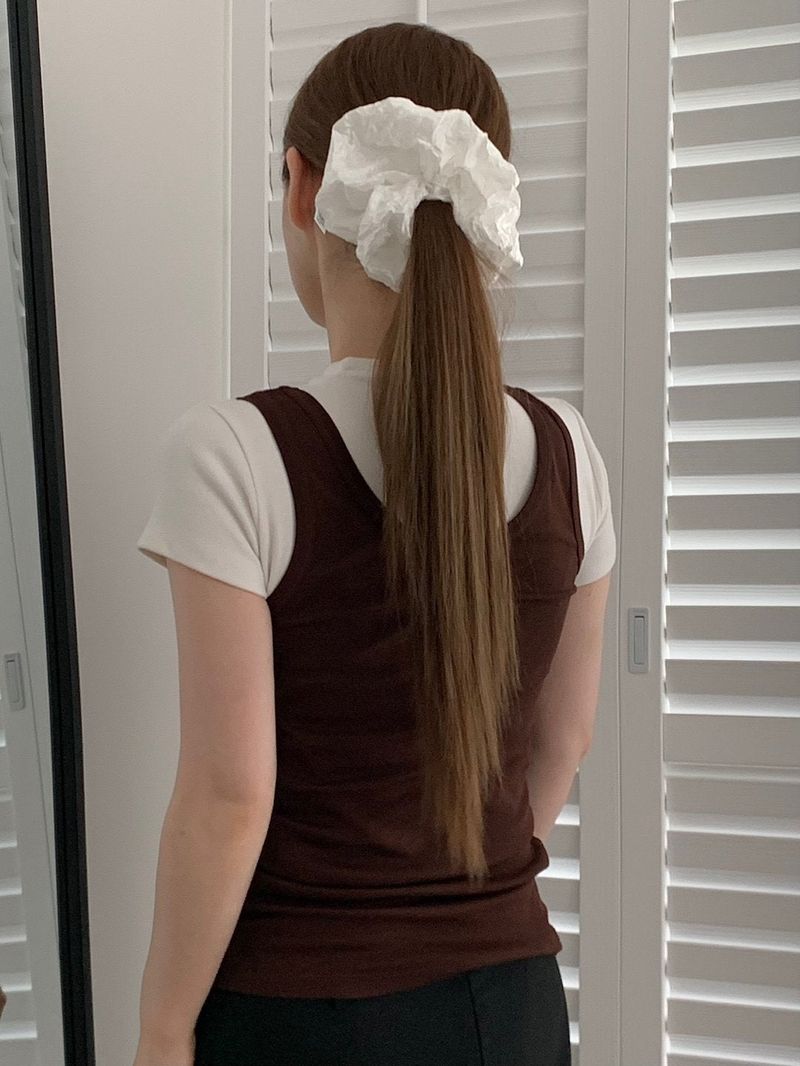 Satin big scrunchies(3color)