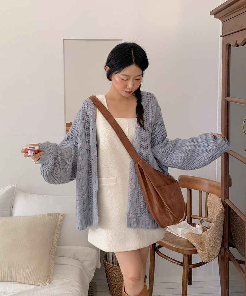 Winter Bouclé Bustier Mini Dress