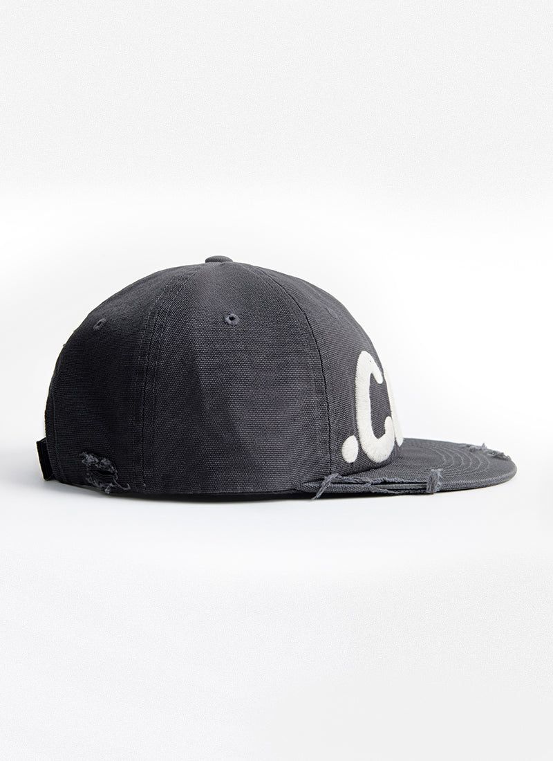 Sebs .COM CAMP CAP (WASHING)-CHARCOAL