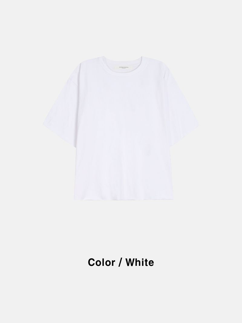 crop cut off short sleeve(4colors)