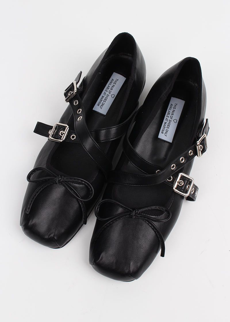BELT FLAT MARY JANE SHOES