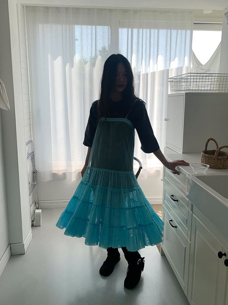 CANCAN LAYERED SKIRT DRESS (3C)