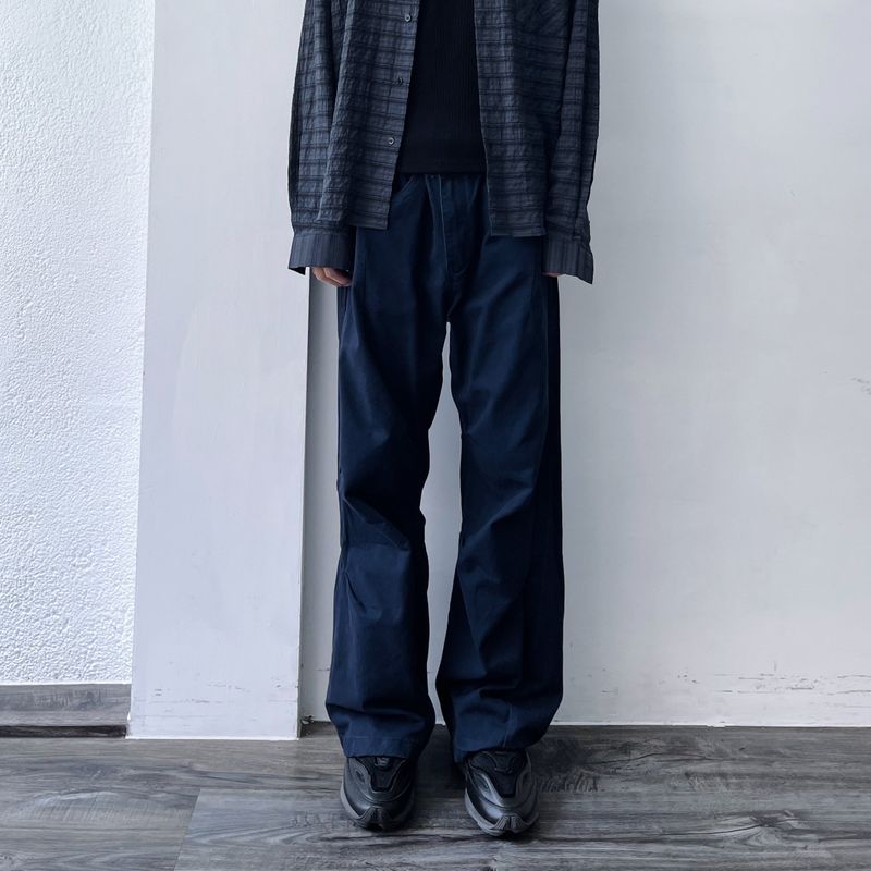 FADE MEET（フェードミート）の「Deep Navy Volume Trousers（Pants）」