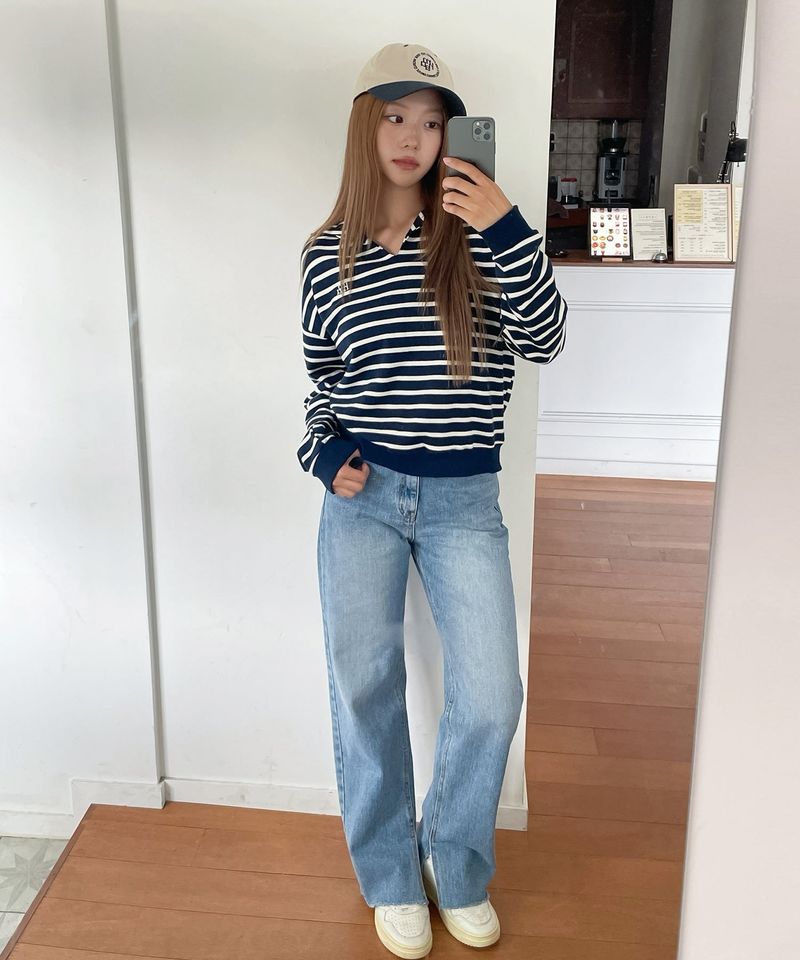 LOGO STRIPE COLLAR MTM