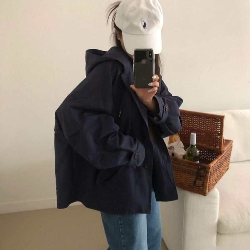 [BELLIDE MADE] half Trench jacket
