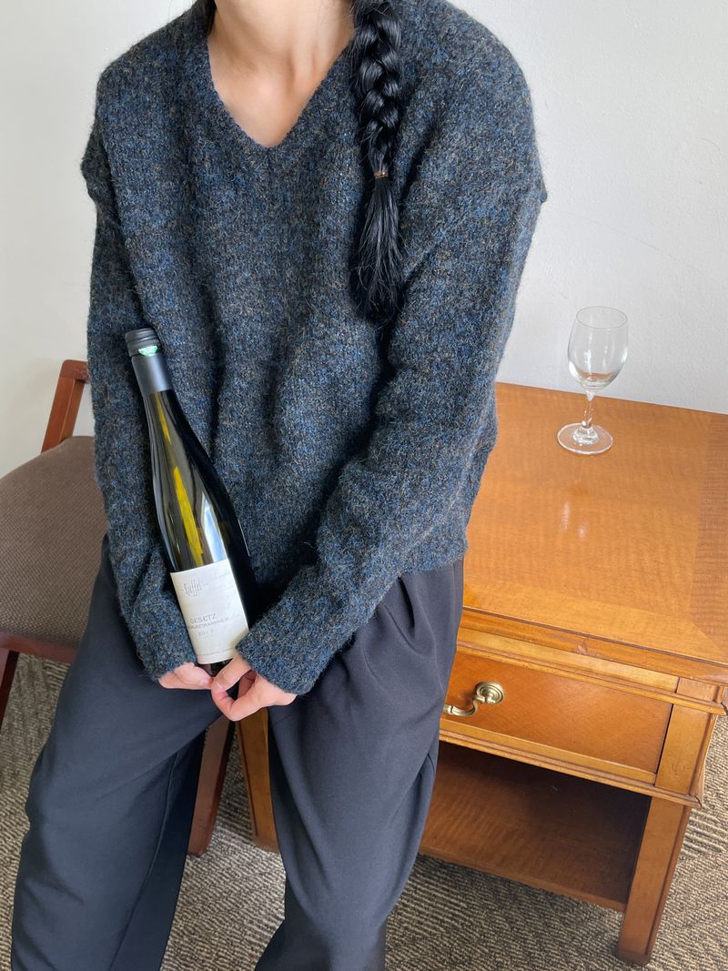 Arco iris（アルコイリス）の「Amy bokashi wool kint （Tops）」