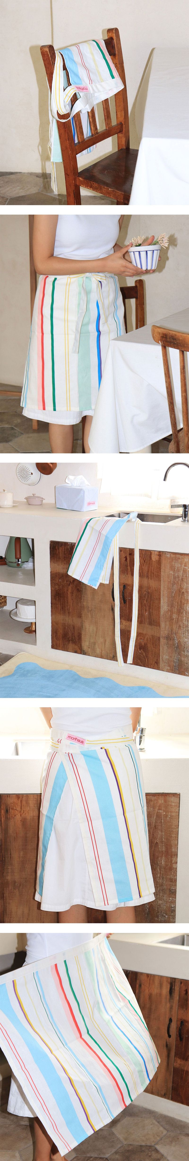 Harmony half apron