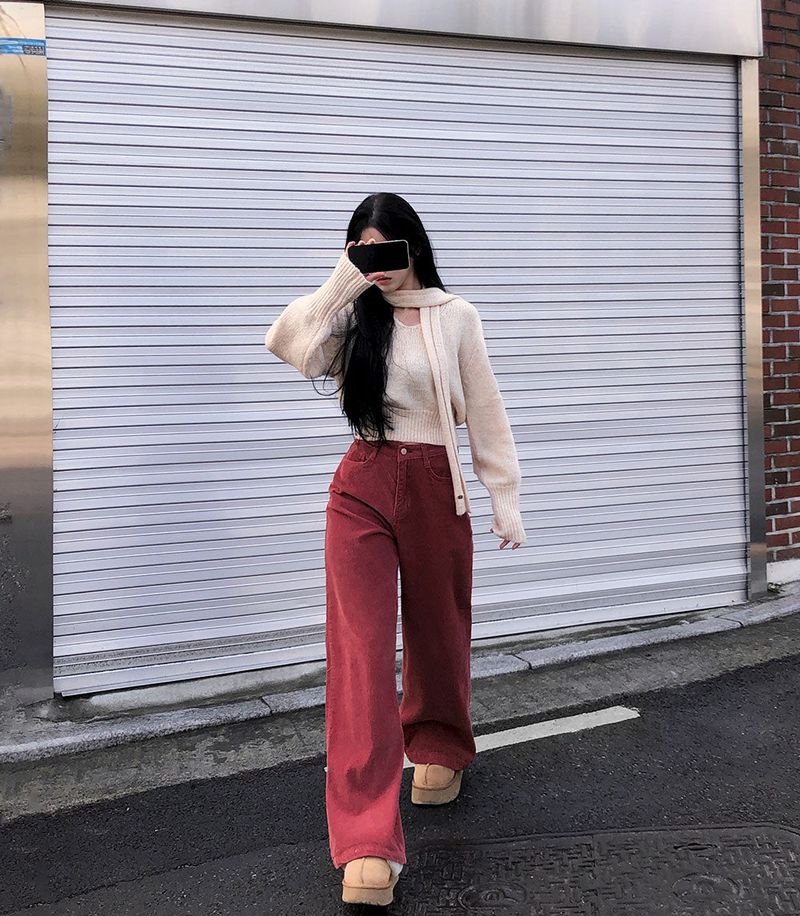 [BELLIDE MADE] Diget corduroy wide pants