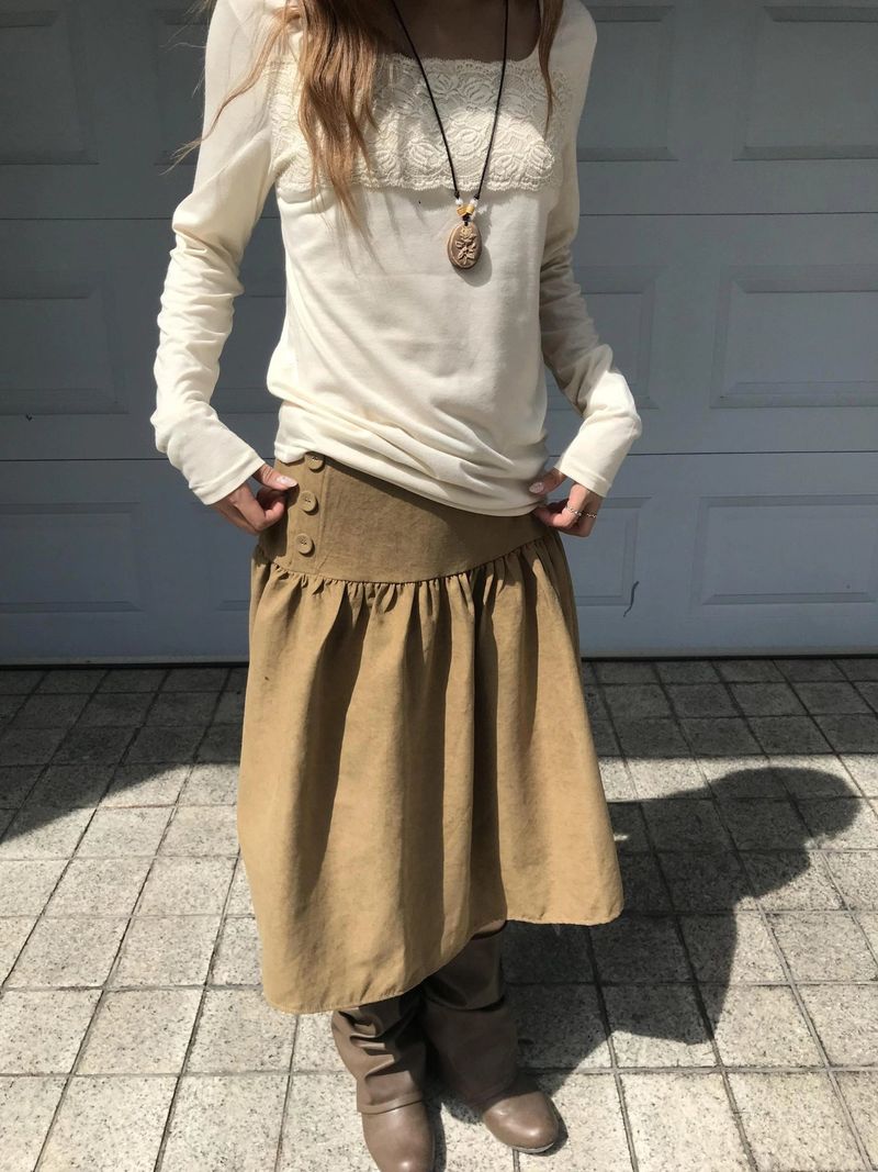 seezul（シーズル）の「ナビ ボタン スカート（スカート）」