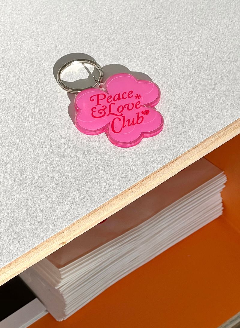 Peace&Love*Club Keyring (2type)