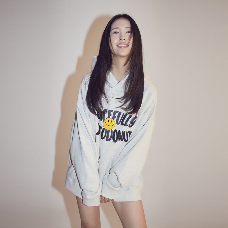 peaceful smile hoodie_gr