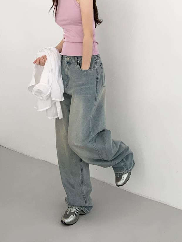 INTHECLOSET（インザクローゼット）の「oversized hip wide long denim pants（Pants）」